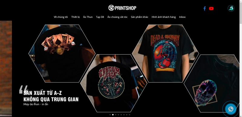 Website stprintshop.com Website stprintshop.com
